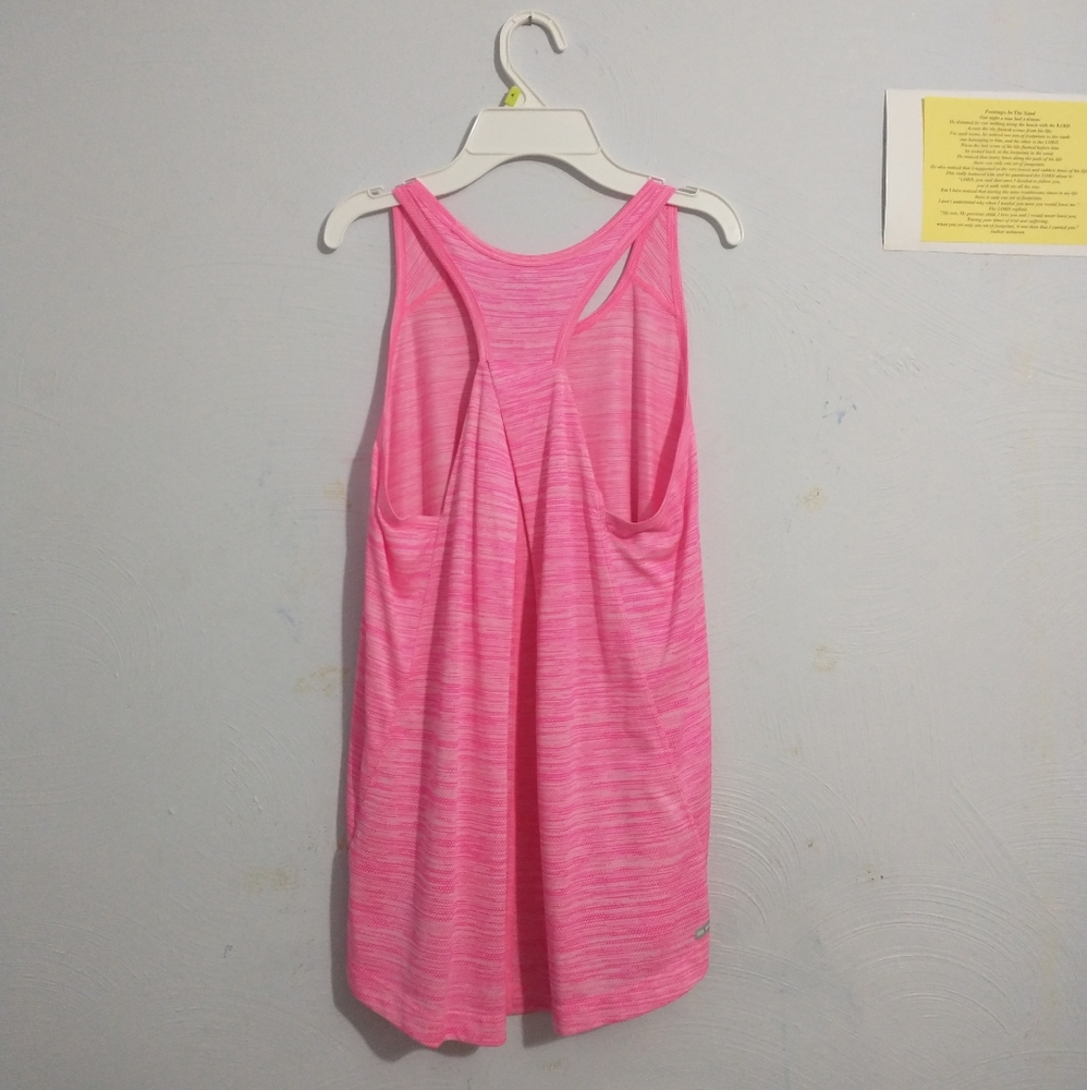 Pink Racerback Workout Top - Picture 2 of 3